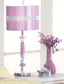 Nyssa - Purple - Metal Table Lamp (1/cn)-Washburn's Home Furnishings