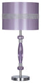 Nyssa - Purple - Metal Table Lamp (1/cn)-Washburn's Home Furnishings