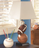 Nyx - Orange - Poly Table Lamp (1/cn)-Washburn's Home Furnishings