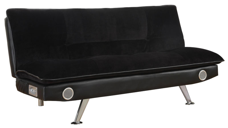 Odel - Sofa Bed With Bluetooth Speakers - Black-Washburn's Home Furnishings