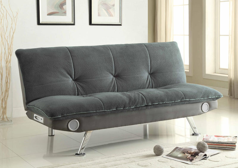 Odel - Sofa Bed With Bluetooth Speakers - Gray-Washburn's Home Furnishings