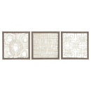 Odella - Cream/taupe - Wall Decor Set (3/cn)-Washburn's Home Furnishings