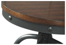 Odium - Brown - Swivel Barstool (2/cn)-Washburn's Home Furnishings