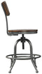 Odium - Brown - Swivel Barstool (2/cn)-Washburn's Home Furnishings