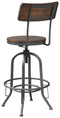 Odium - Brown - Tall Swivel Barstool (2/cn)-Washburn's Home Furnishings