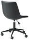 Office - Black - Home Office Swivel Desk Chair-Washburn's Home Furnishings