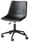 Office - Black - Home Office Swivel Desk Chair-Washburn's Home Furnishings