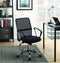 Office Chair With Mesh Backrest - Black-Washburn's Home Furnishings