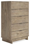 Oliah - Natural - Five Drawer Chest-Washburn's Home Furnishings