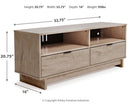 Oliah - Natural - Medium Tv Stand-Washburn's Home Furnishings