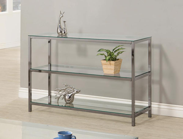 Ontario - Sofa Table - Pearl Silver-Washburn's Home Furnishings