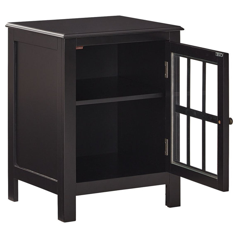 Opelton - Black - Accent Cabinet-Washburn's Home Furnishings