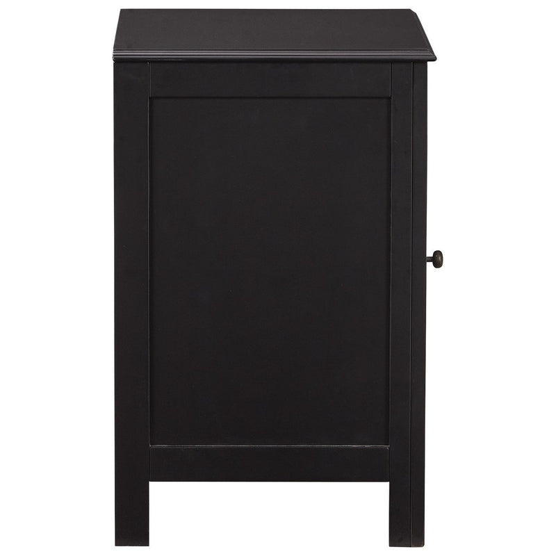 Opelton - Black - Accent Cabinet-Washburn's Home Furnishings