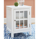 Opelton - White - Accent Cabinet-Washburn's Home Furnishings