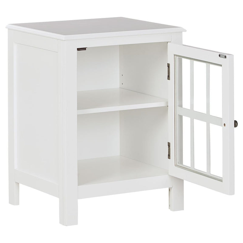 Opelton - White - Accent Cabinet-Washburn's Home Furnishings