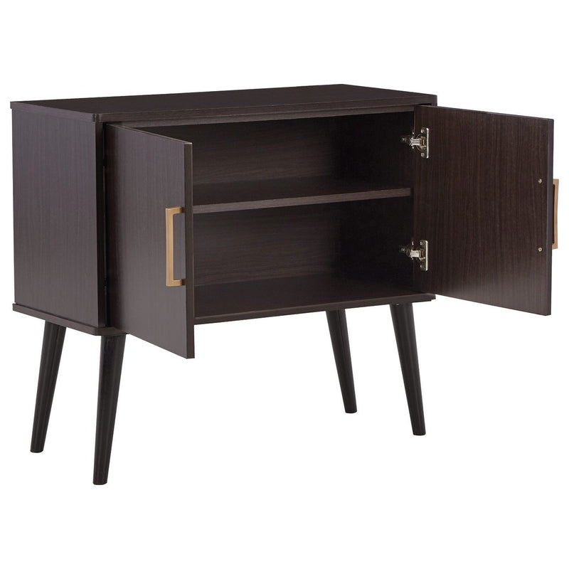 Orinfield - Dark Brown - Accent Cabinet-Washburn's Home Furnishings