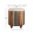 Oristano - Brown - Storage Ottoman-Washburn's Home Furnishings