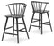 Otaska - Black - Barstool (2/cn)-Washburn's Home Furnishings