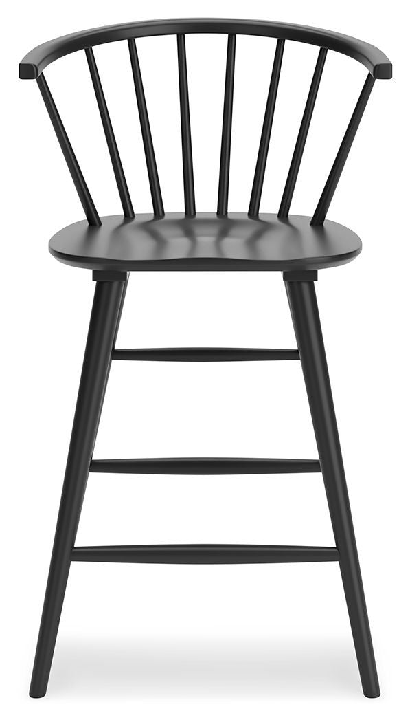 Otaska - Black - Barstool (2/cn)-Washburn's Home Furnishings