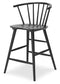 Otaska - Black - Barstool (2/cn)-Washburn's Home Furnishings