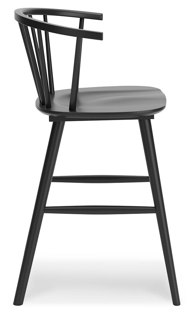 Otaska - Black - Barstool (2/cn)-Washburn's Home Furnishings