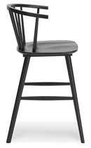 Otaska - Black - Barstool (2/cn)-Washburn's Home Furnishings