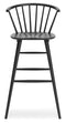 Otaska - Black - Tall Barstool (2/cn)-Washburn's Home Furnishings