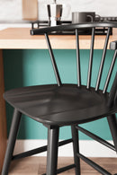 Otaska - Black - Tall Barstool (2/cn)-Washburn's Home Furnishings