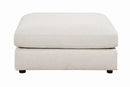 Ottoman - Fabric - Beige-Washburn's Home Furnishings