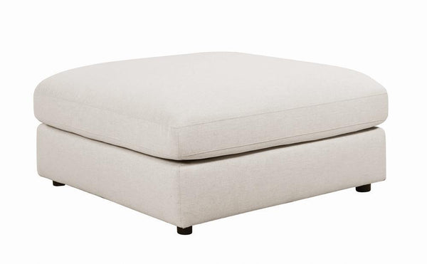 Ottoman - Fabric - Beige-Washburn's Home Furnishings