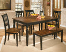 Owingsville - Black/brown - Dining Chair (set Of 2)-Washburn's Home Furnishings