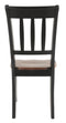 Owingsville - Black/brown - Dining Chair (set Of 2)-Washburn's Home Furnishings