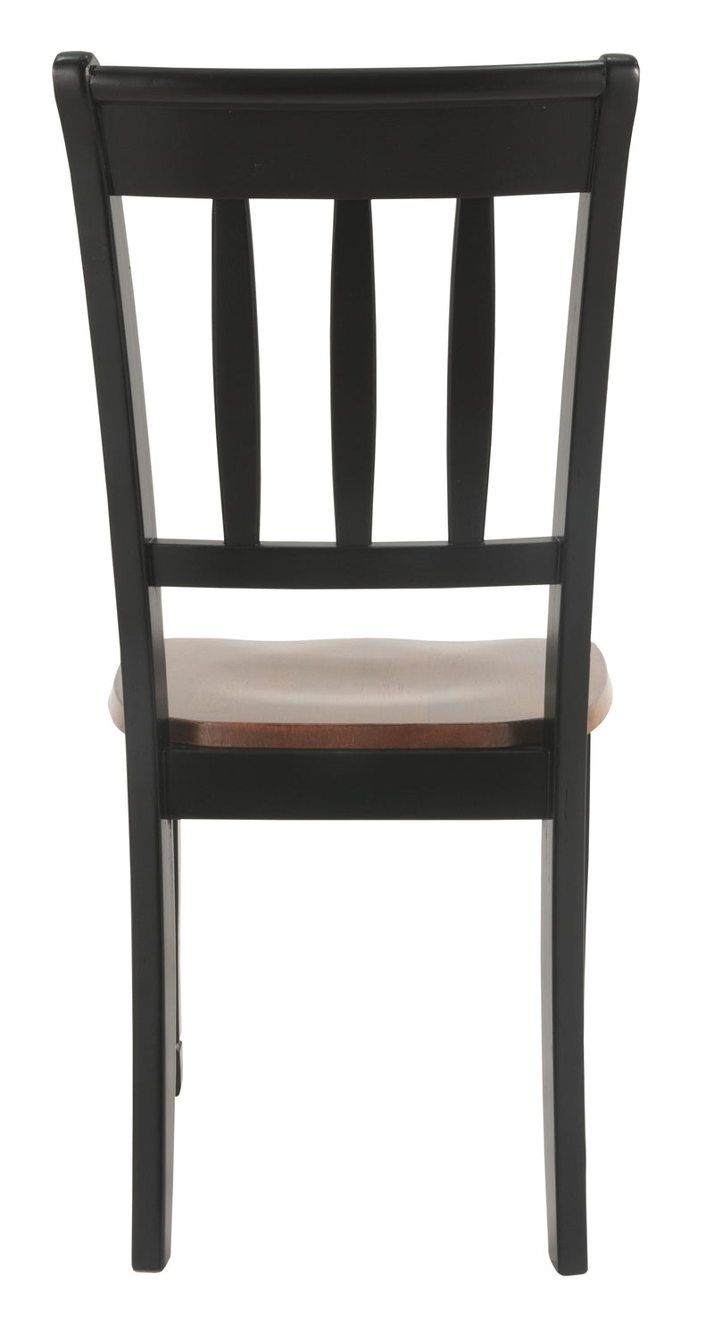 Owingsville - Black/brown - Dining Chair (set Of 2)-Washburn's Home Furnishings