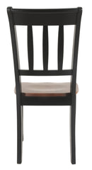 Owingsville - Black/brown - Dining Chair (set Of 2)-Washburn's Home Furnishings