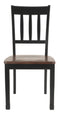 Owingsville - Black/brown - Dining Chair (set Of 2)-Washburn's Home Furnishings