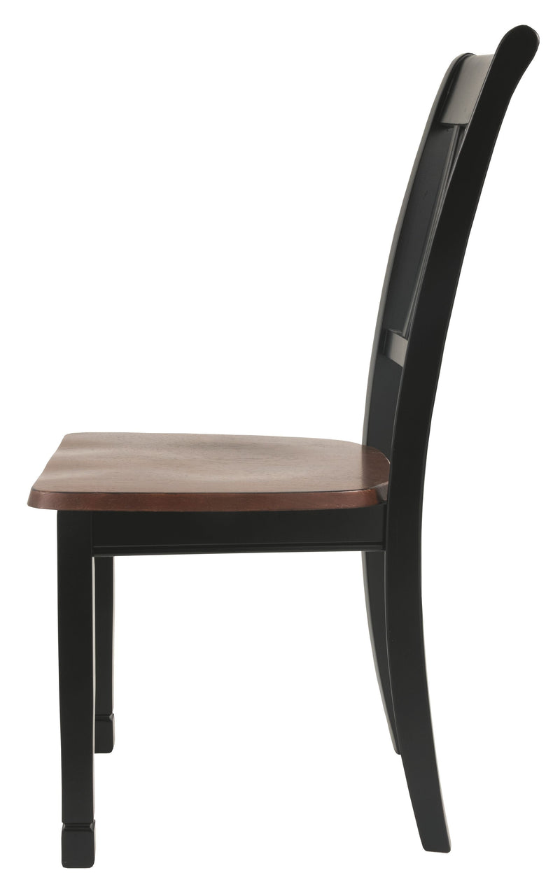 Owingsville - Black/brown - Dining Chair (set Of 2)-Washburn's Home Furnishings