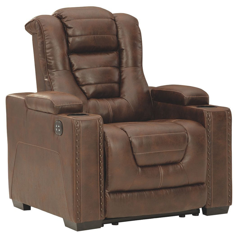 Owner's - Thyme - Pwr Recliner/adj Headrest-Washburn's Home Furnishings