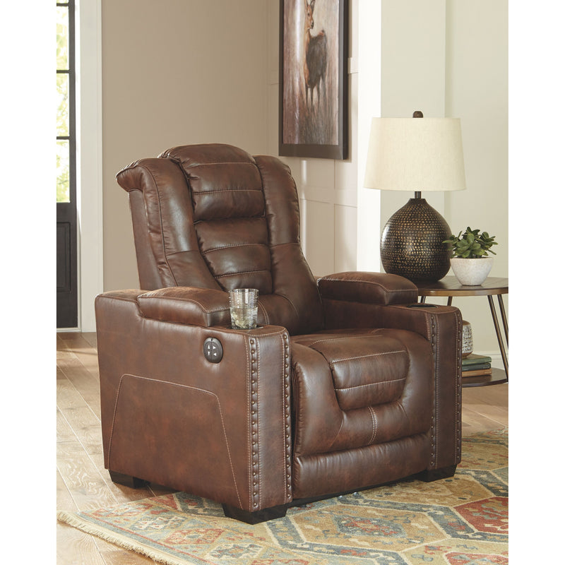 Owner's - Thyme - Pwr Recliner/adj Headrest-Washburn's Home Furnishings