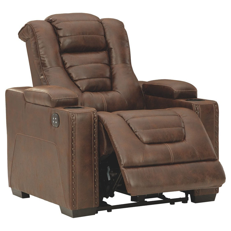 Owner's - Thyme - Pwr Recliner/adj Headrest-Washburn's Home Furnishings