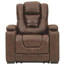 Owner's - Thyme - Pwr Recliner/adj Headrest-Washburn's Home Furnishings