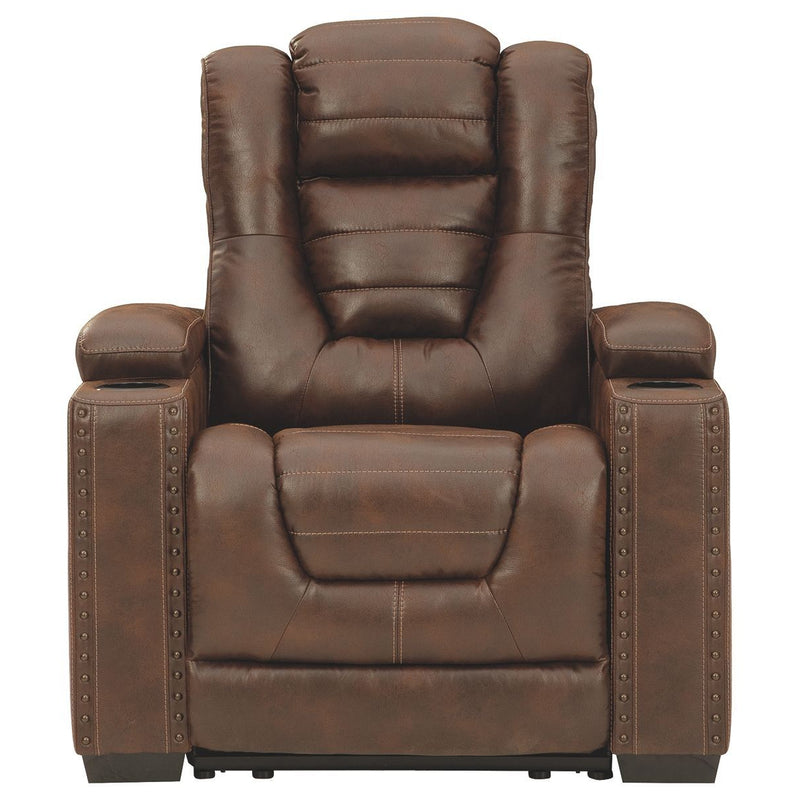 Owner's - Thyme - Pwr Recliner/adj Headrest-Washburn's Home Furnishings