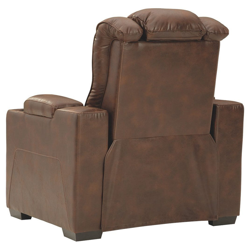 Owner's - Thyme - Pwr Recliner/adj Headrest-Washburn's Home Furnishings