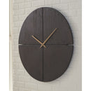 Pabla - Black - Wall Clock-Washburn's Home Furnishings