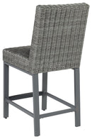 Palazzo - Gray - Tall Barstool (2/cn)-Washburn's Home Furnishings