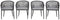 Palm Bliss - Gray - Chair (4/cn)-Washburn's Home Furnishings