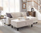 Paltinum - Sectional - Beige-Washburn's Home Furnishings