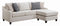 Paltinum - Sectional - Beige-Washburn's Home Furnishings