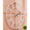 Paquita - Antique White - Wall Clock-Washburn's Home Furnishings