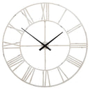 Paquita - Antique White - Wall Clock-Washburn's Home Furnishings