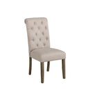 Parson Chestair - 40.25 - Fabric And Wood - Beige-Washburn's Home Furnishings